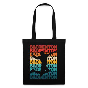 Badminton - Stoffbeutel - Schwarz - Vorne