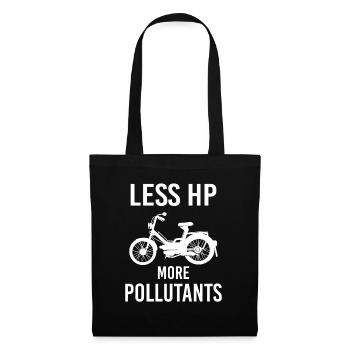 Moped Nostalgia Gift Less Hp More Pollutants - Tote Bag - black - Front