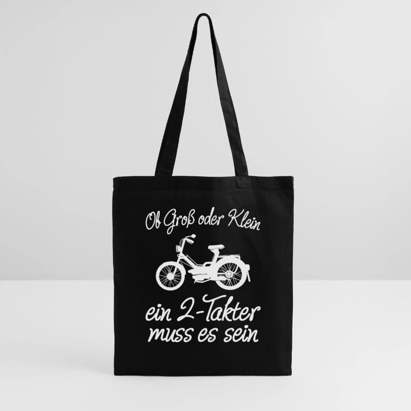 Moped Ob Groß Oder Klein 2 Takter Muss Es Sein Stoffbeutel