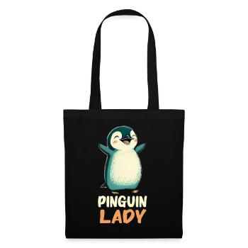 Pinguin Zwergpinguine Kaiserpinguin - Stoffbeutel - Schwarz - Vorne