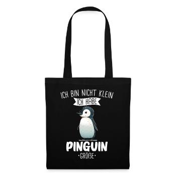 Pinguin Zwergpinguine Kaiserpinguin - Stoffbeutel - Schwarz - Vorne