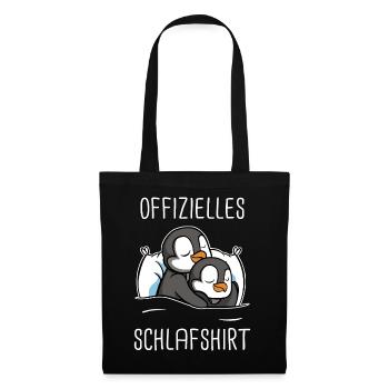 Pinguin Zwergpinguine Kaiserpinguin - Stoffbeutel - Schwarz - Vorne