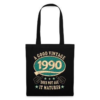 33rd Birthday 1990 33 Good vintage - Tote Bag - black - Front