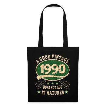 33rd Birthday 1990 33 Good vintage - Tote Bag - black - Front