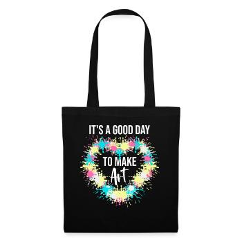 Art Teacher Funny Saying Art Course Art Class - Tote Bag - black - Front