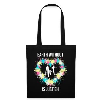 Professeur d’art Drôle de dicteur Cours d’art Cours d’art - Sac en tissu - noir - Devant