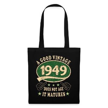 74th Birthday 1949 74 Good Vintage - Tote Bag - black - Front