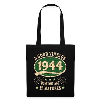 79ème Anniversaire 1944 '79 Bon Millésime - Sac en tissu - noir - Devant