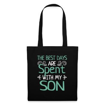 Father & Son Toddler Dad-to-be Sons - Tote Bag - black - Front