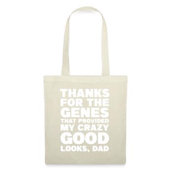 Beau fils Fille Merci Père Parent - Sac en tissu - nature - Devant