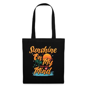 Pura Vida Sunshine Costa Rica Amérique latine - Sac en tissu - noir - Devant