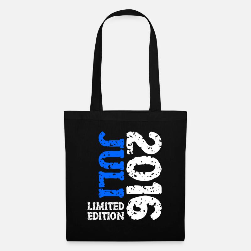 2016 Juli Limited Edition Geburtstag Geschenk - Stoffbeutel - Schwarz