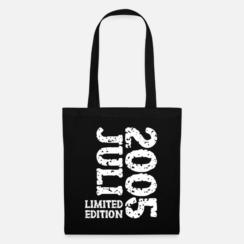 2005 Juli Limited Edition Geburtstag Geschenk - Stoffbeutel - Schwarz