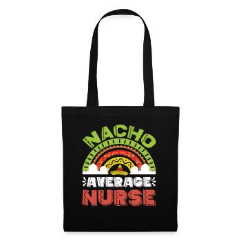 Nourriture mexicaine Cinco de Mayo Infirmière - Sac en tissu - noir - Devant