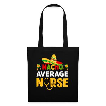 Nourriture mexicaine Cinco de Mayo Infirmière - Sac en tissu - noir - Devant
