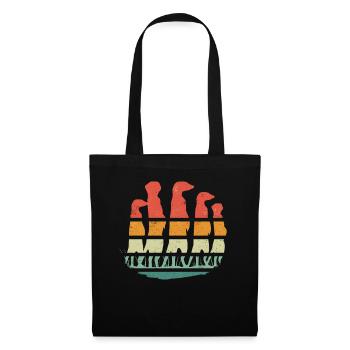 Meerkat Scratching Animal - Tote Bag - black - Front