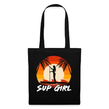 Stand up Paddle SUP Board Surf Paddle Paddle - Sac en tissu - noir - Devant