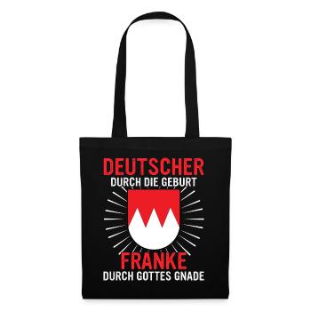 Franken Bayern Nürnberg Frankenland Fränkisch - Stoffbeutel - Schwarz - Vorne