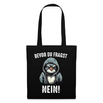 Pinguin Zwergpinguine Kaiserpinguin - Stoffbeutel - Schwarz - Vorne
