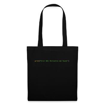 Programmierer Informatiker Nerd Softwareingenieur - Stoffbeutel - Schwarz - Vorne