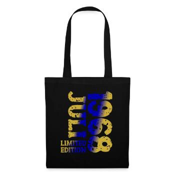 1968 Juli Limited Edition Geburtstag Geschenk - Stoffbeutel - Schwarz - Vorne