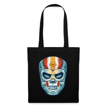 Lucha Libre Masque de Lutte Mexicaine Luchador - Sac en tissu - noir - Devant