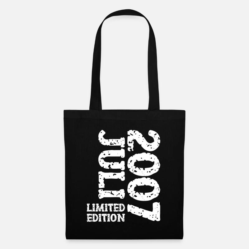2007 Juli Limited Edition Geburtstag Geschenk - Stoffbeutel - Schwarz
