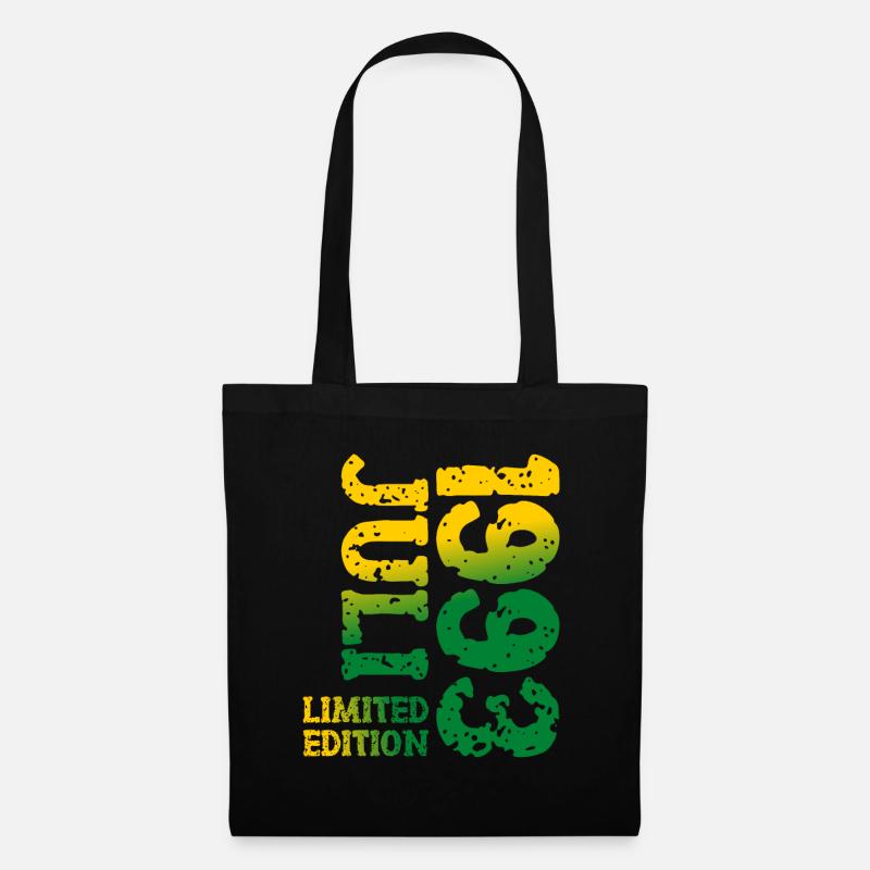 1993 Juli Limited Edition Geburtstag Geschenk - Stoffbeutel - Schwarz