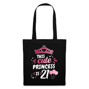 Gift 21 Years Birthday Child - Tote Bag - black - Front