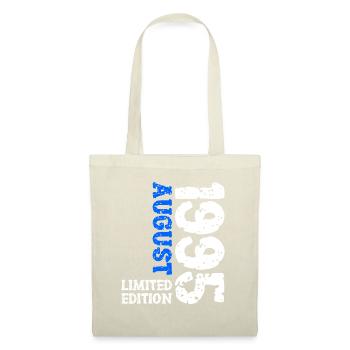 1995 August Limited Edition 28. Geburtstag Outfit - Stoffbeutel - Natur - Vorne