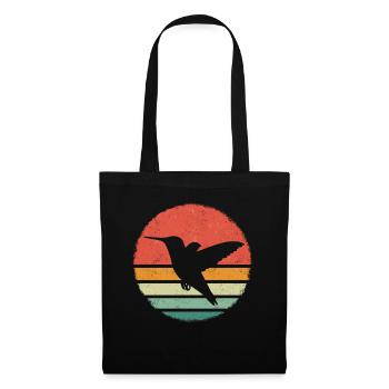 Colibri Colibri Colibri Oiseau Colibri Animal - Sac en tissu - noir - Devant