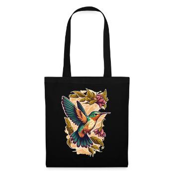 Colibri Colibri Colibri Oiseau Colibri Animal - Sac en tissu - noir - Devant