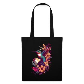 Colibri Colibri Colibri Oiseau Colibri Animal - Sac en tissu - noir - Devant