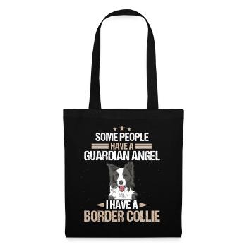 Border Collie Dog Dog Owner - Tote Bag - black - Front