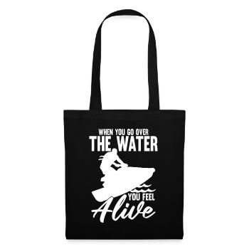 Jet Ski Walk Over Water Water Sports Gift - Tote Bag - black - Front