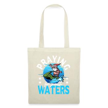 Power boat Jet boat Jet ski Santa Claus Xmas - Tote Bag - nature - Front