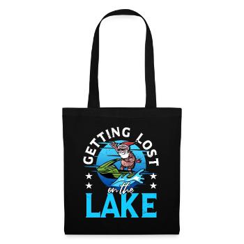 Getting Lost On The Lake Jet Skier Motorboat - Tote Bag - black - Front