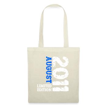 2011 August Limited Edition 12. Geburtstag Outfit - Stoffbeutel - Natur - Vorne