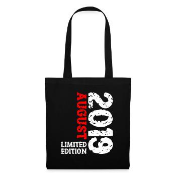 2019 August Limited Edition 4. Geburtstag Outfit - Stoffbeutel - Schwarz - Vorne