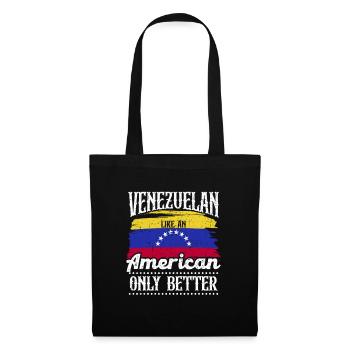 Amérique du Sud vénézuélienne Pays d’origine Amérique latine - Sac en tissu - noir - Devant