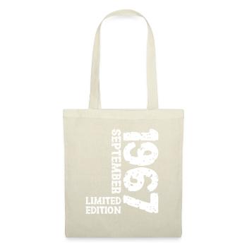 1967 September Limited Edition 56th Birthday Decoration - Tote Bag - nature - Front