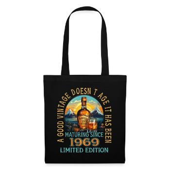 54ème Anniversaire 1969 54 Good Vintage Whisky - Sac en tissu - noir - Devant