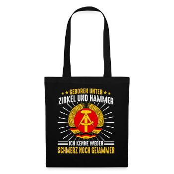 East Germany East Ossi GDR Homeland Eastern Bloc - Tote Bag - black - Front