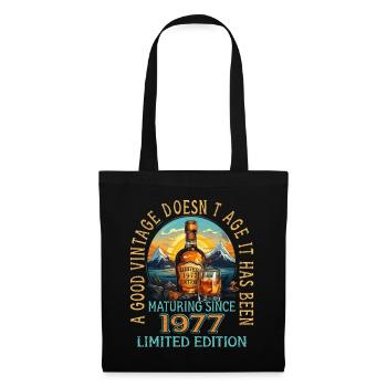 46e anniversaire 1977 46er Good Vintage Whisky - Sac en tissu - noir - Devant