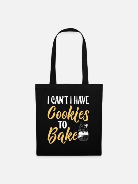 Cookie-Bäcker-Genuss Hobbybäcker - Stoffbeutel - Schwarz