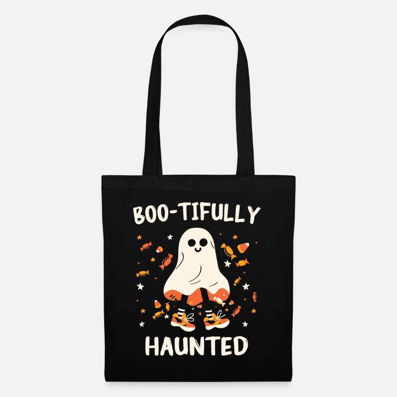 Halloween Kostüm Gruselig - Stoffbeutel - Schwarz