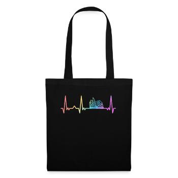 Book Reading Books Book Nerd Bookworm - Tote Bag - black - Front
