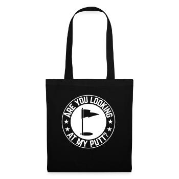 Jouer au golf, c’est vivre !- Swing the golf club - Sac en tissu - noir - Devant