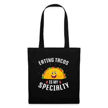 Les compteurs de vitesse sont ma spécialité Taco Crew Taco Squad - Sac en tissu - noir - Devant