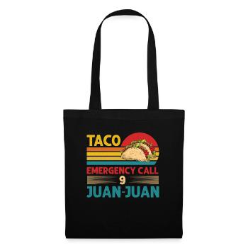Taco Emergency 9 Juan Retro Taco Squad Mexique - Sac en tissu - noir - Devant